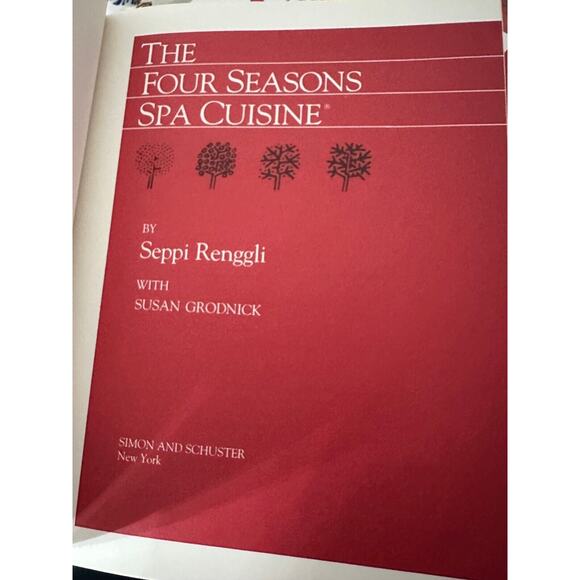 The Four Seasons Spa Cuisine Seppi Renggli HC/DJ/1986 Healthy Recipes EUC - Picture 3 of 8